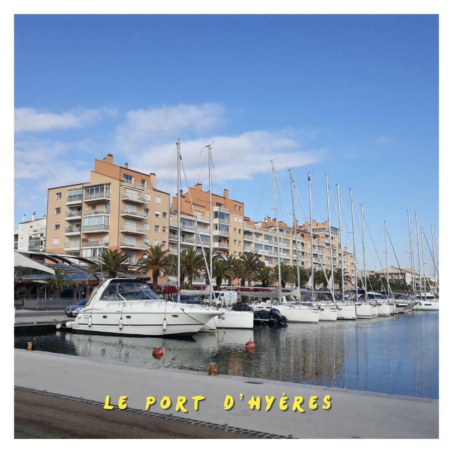 Studio Port D'Hyeres Vue Mer Et Iles De Porquerolles Et Port-Cros Exterior photo