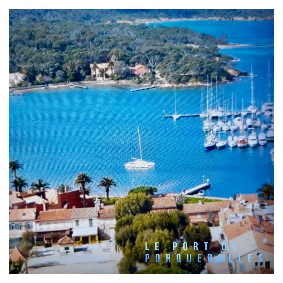 Studio Port D'Hyeres Vue Mer Et Iles De Porquerolles Et Port-Cros Exterior photo